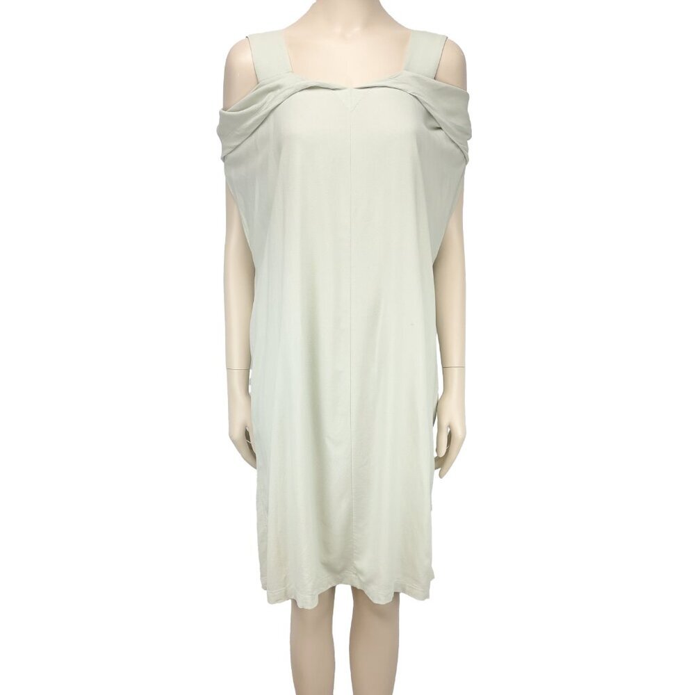 Maison Martin Margiela Pale Mint Off-Shoulder Mini Dress